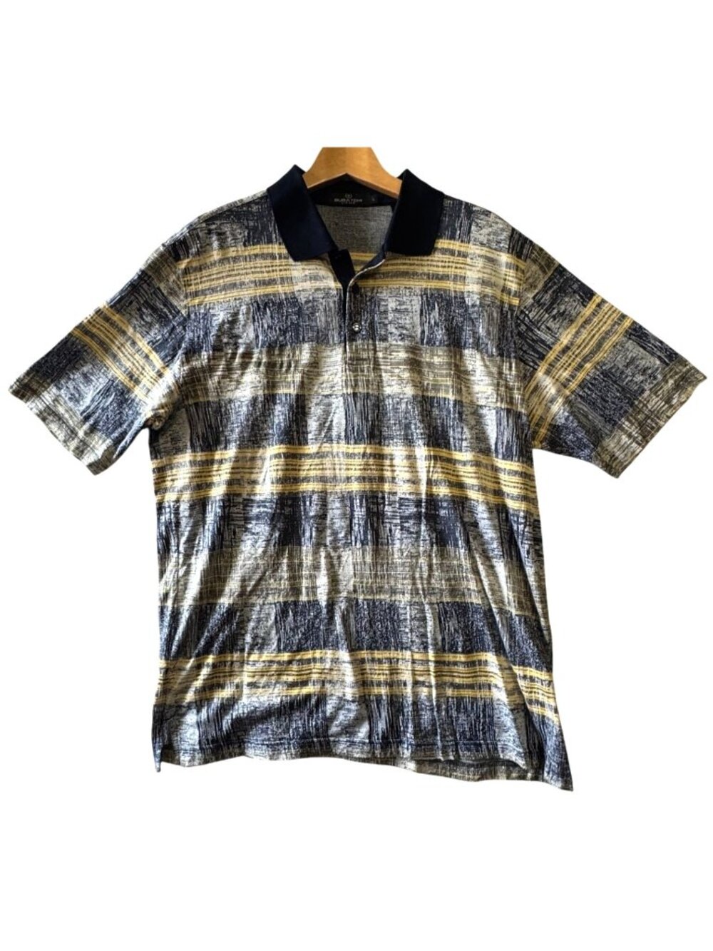 Bugatchi Uomo Mens Vintage Polo Shirt Cotton - L